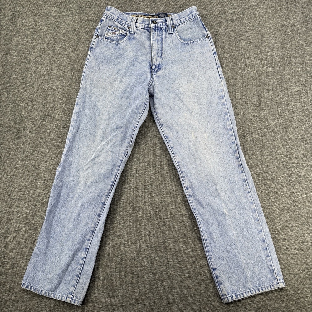 Vintage 90s Paco Jeans Mens 29x30 Light Acid Wash Straight Leg Denim Hip Hop Y2K